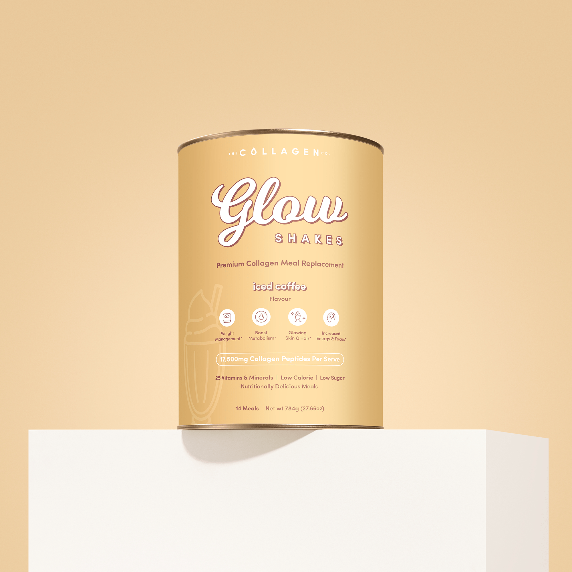 Iced Coffee Collagen Meal Replacement - 784g - The Collagen Co.