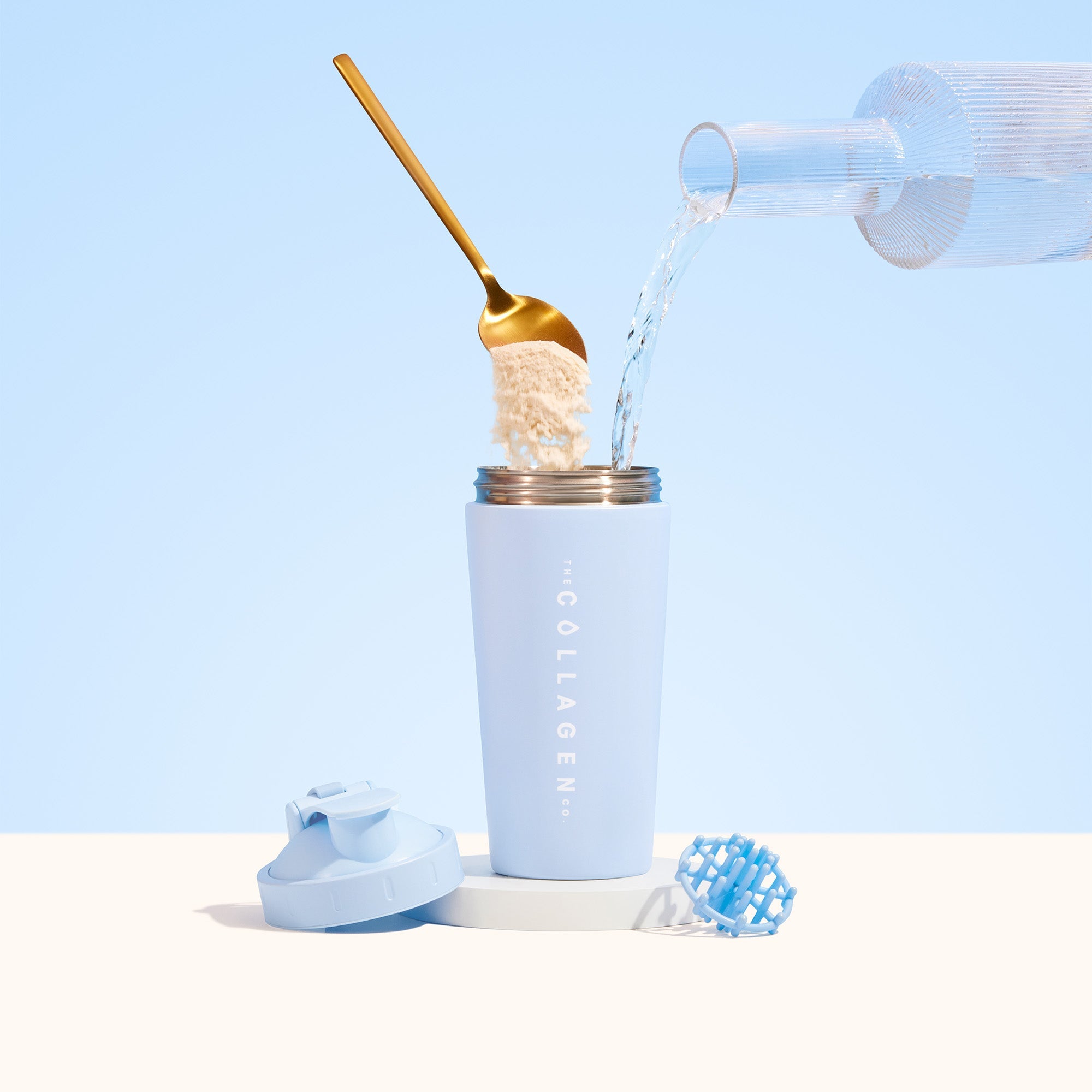 Stainless Steel Collagen Protein Shaker - 700ml - The Collagen Co.