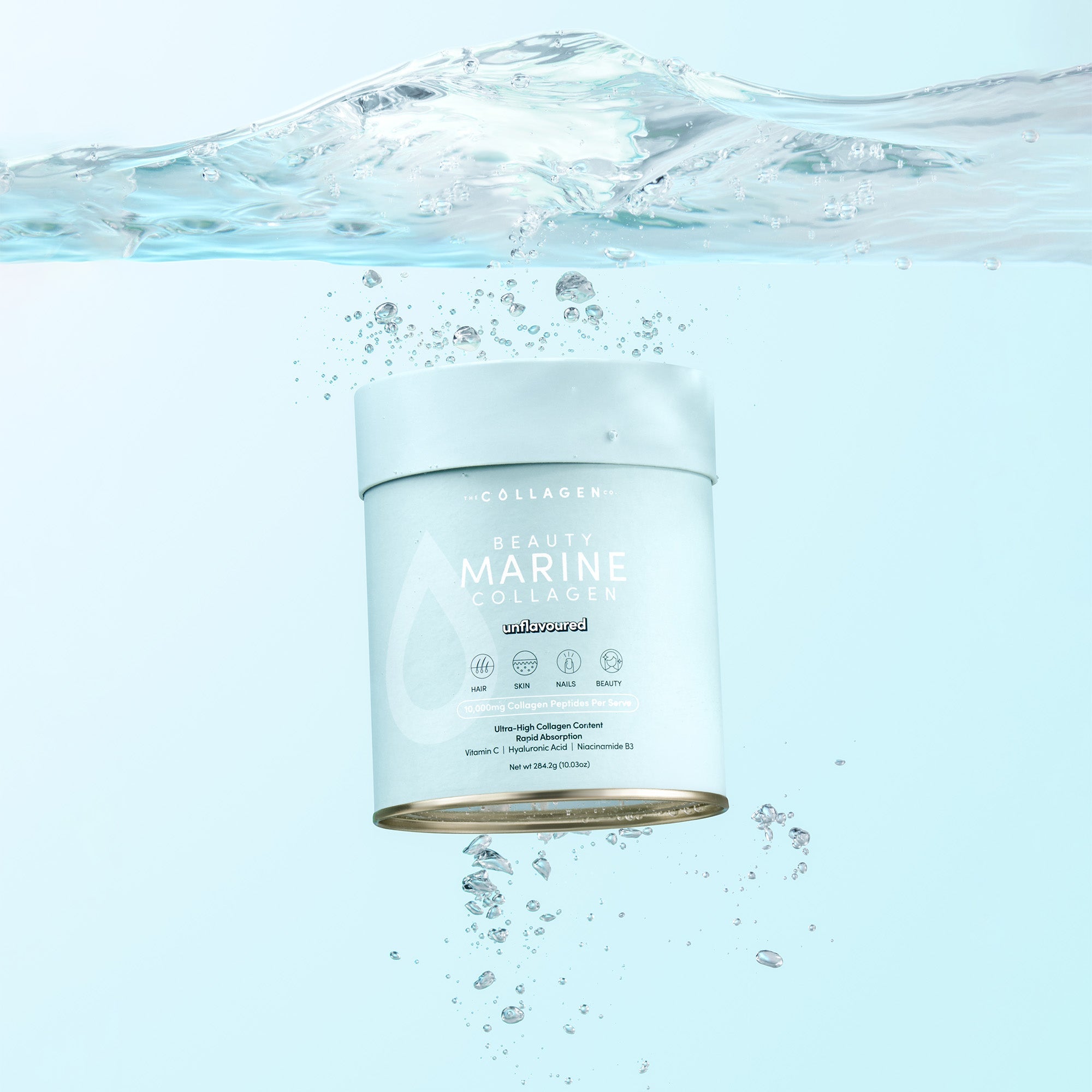 Unflavoured Beauty Marine Collagen Powder - 284g - The Collagen Co.