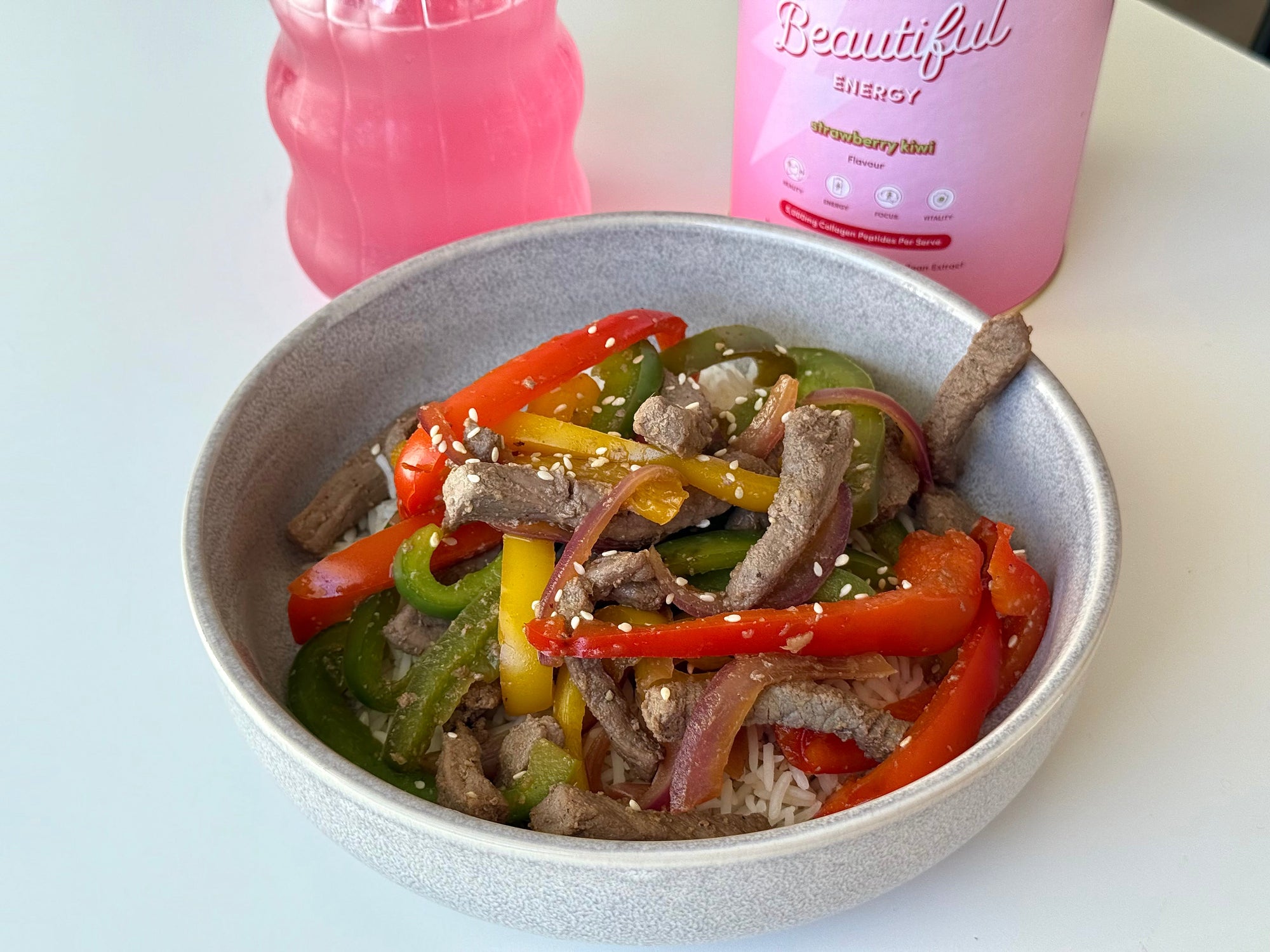 Pepper Steak & Rice