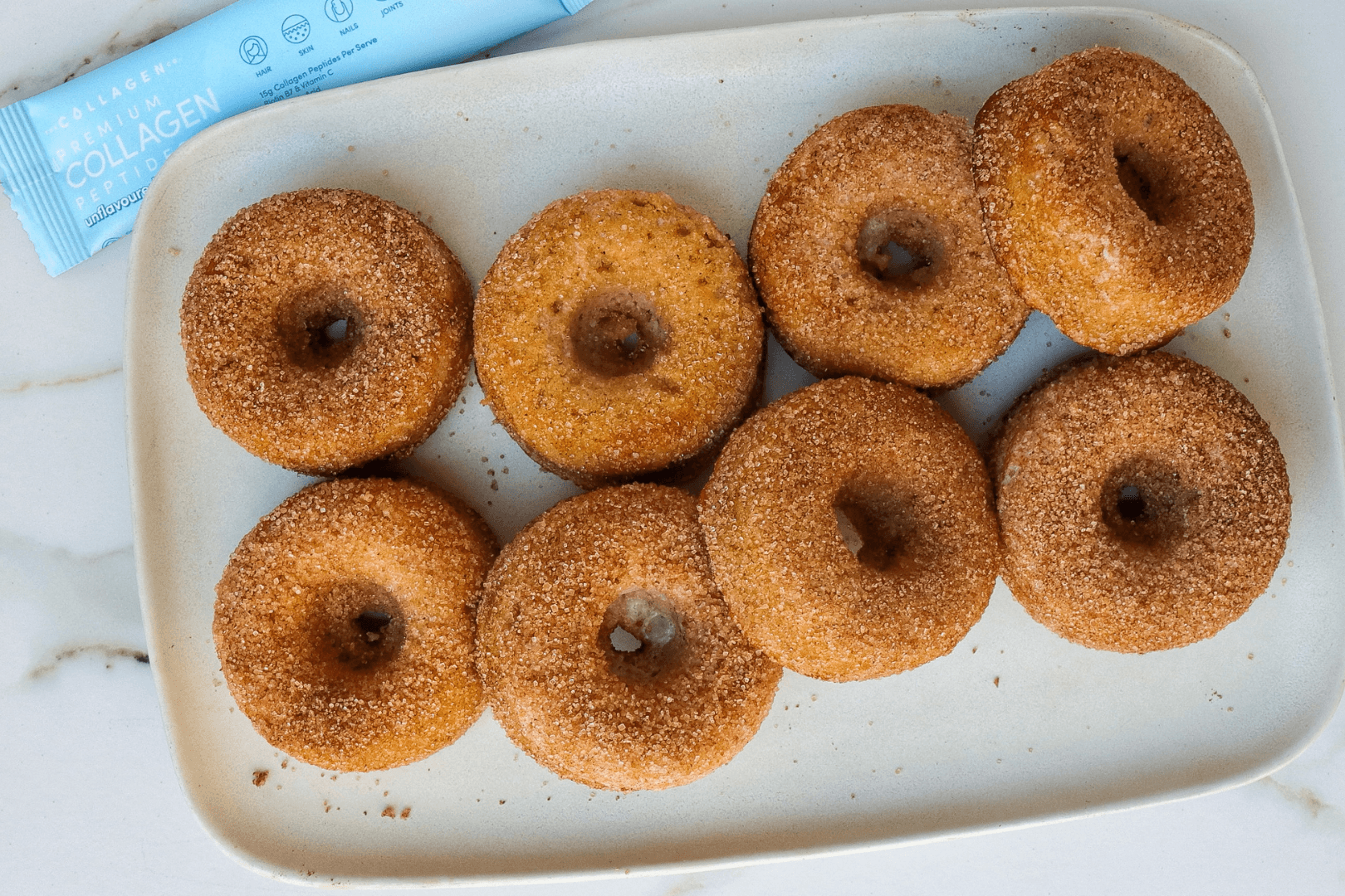 Healthy Cinnamon Donuts - The Collagen Co.