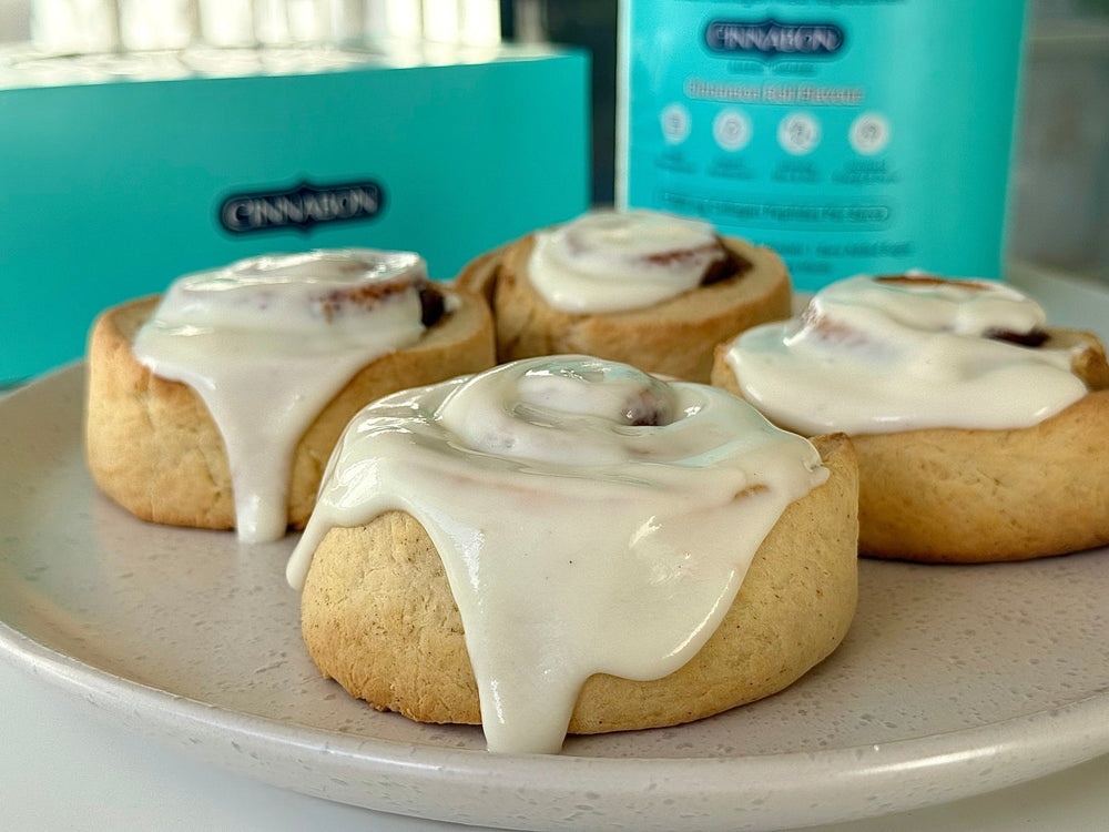 High Protein Cinnamon Roll - The Collagen Co.
