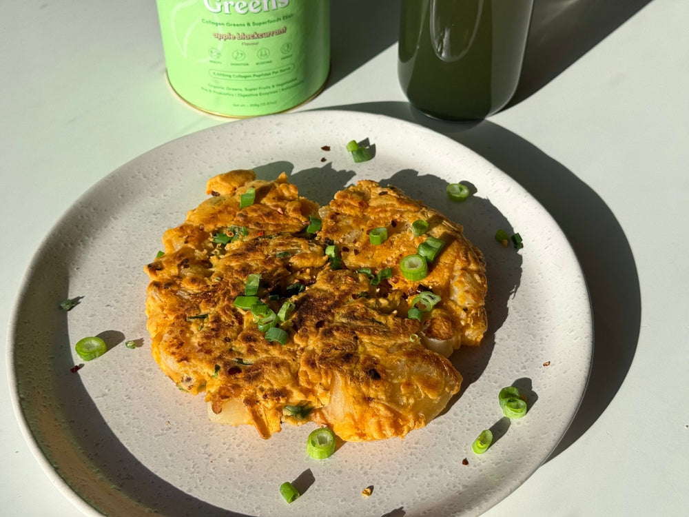 Kimchi Seafood Pancake - The Collagen Co.