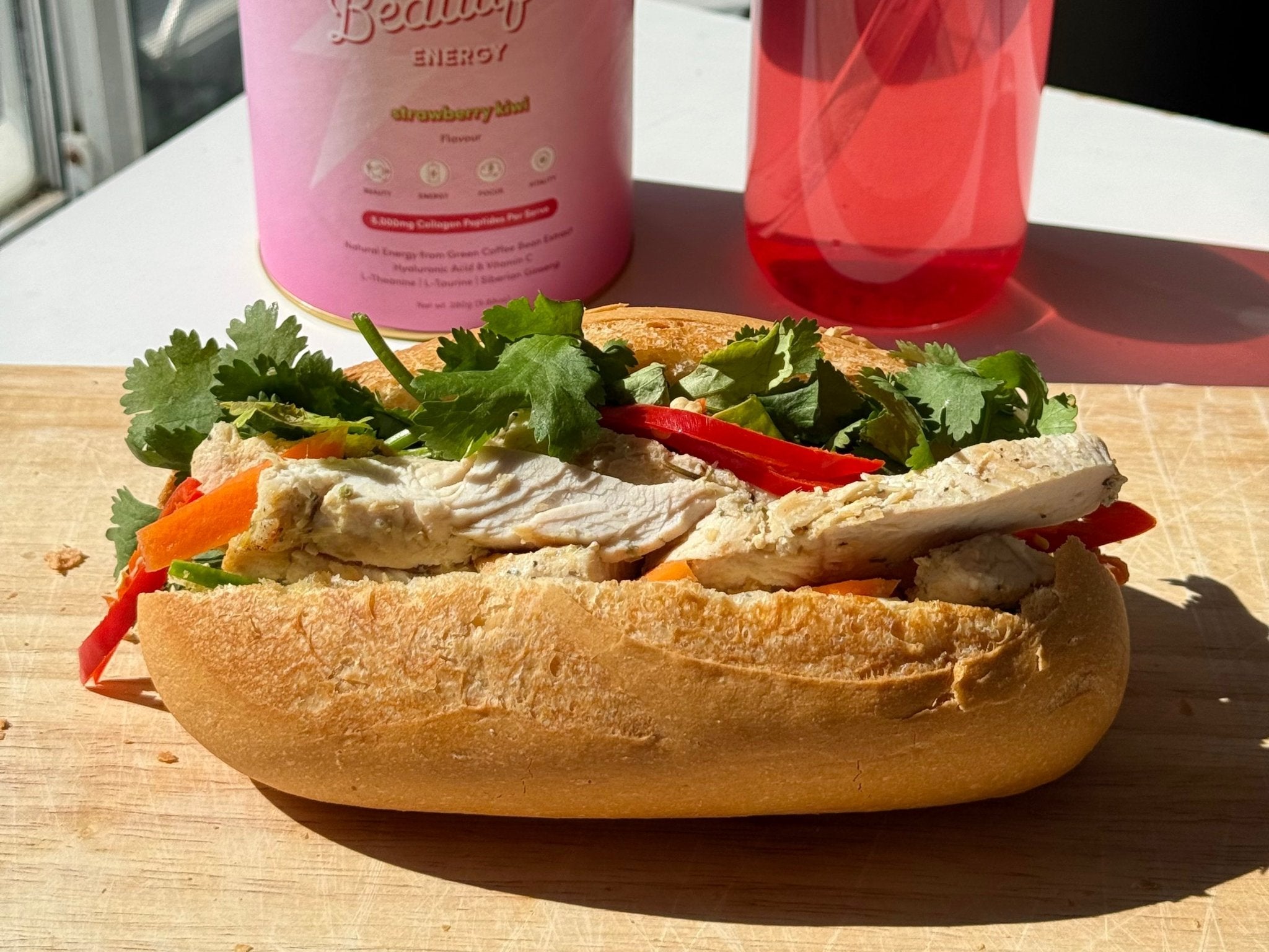 Lemongrass Chicken Bánh Mì with Beautiful Energy - The Collagen Co.