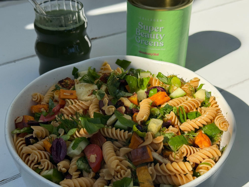 Mediterranean Pasta Salad - The Collagen Co.