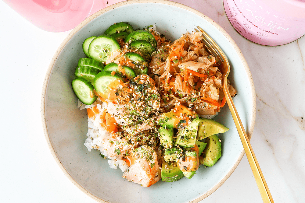 Salmon Rice Bowl - The Collagen Co.