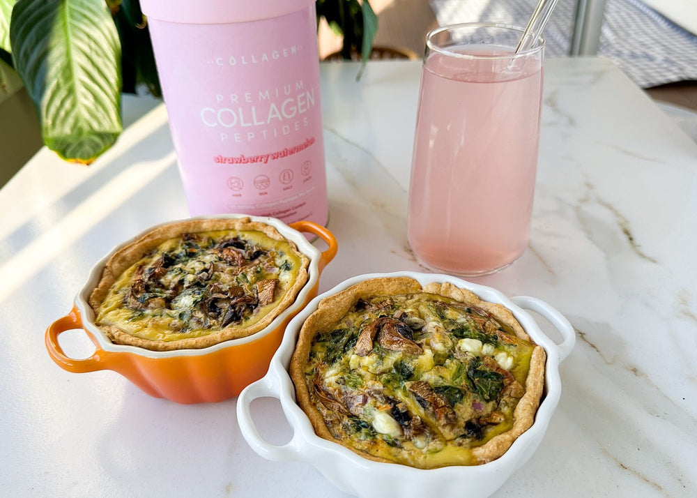 Spinach and Mushroom Mini Quiches - The Collagen Co.