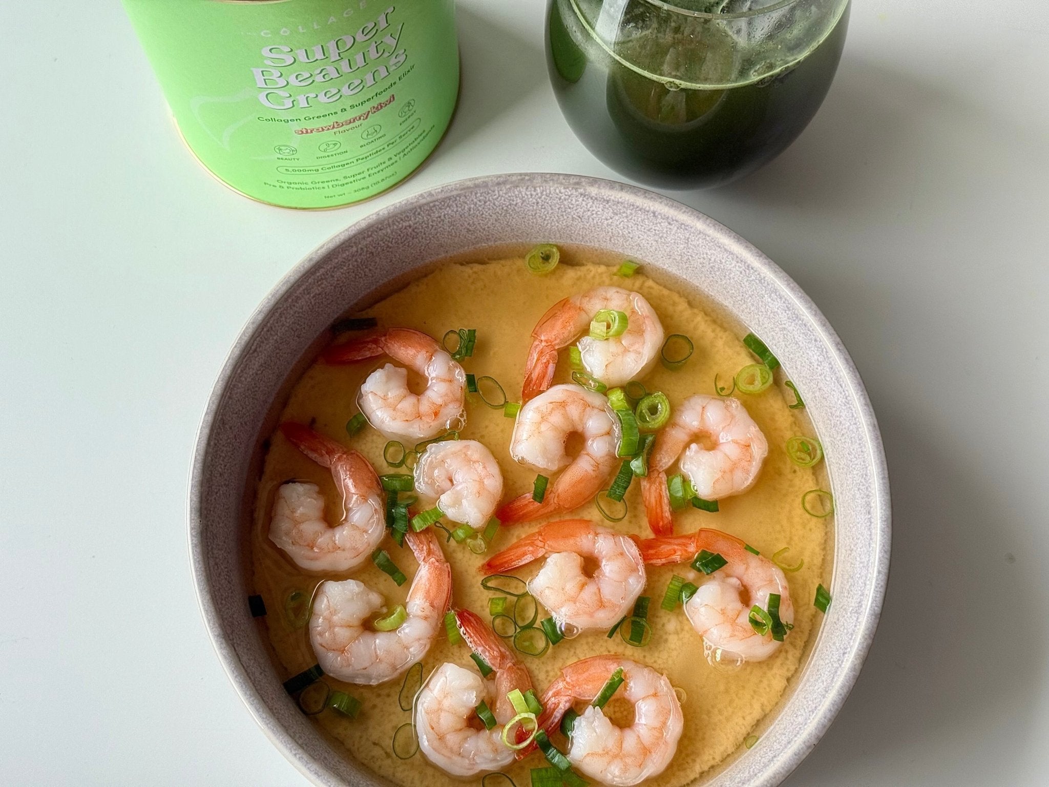 Steamed Prawns & Egg - The Collagen Co.