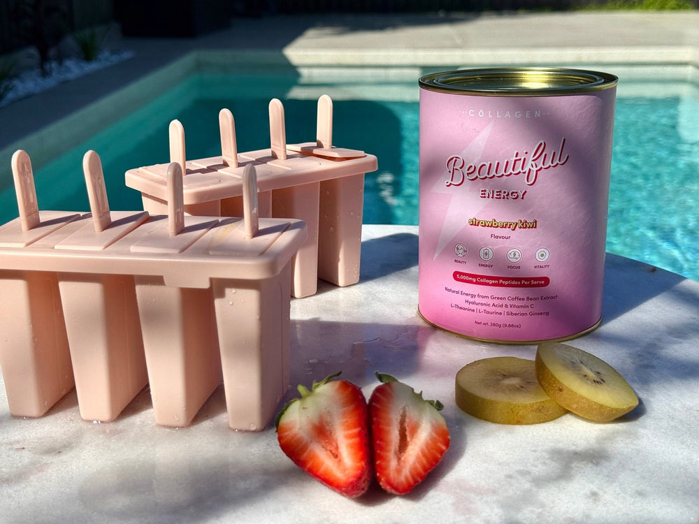 Strawberry Kiwi Popsicles - The Collagen Co.