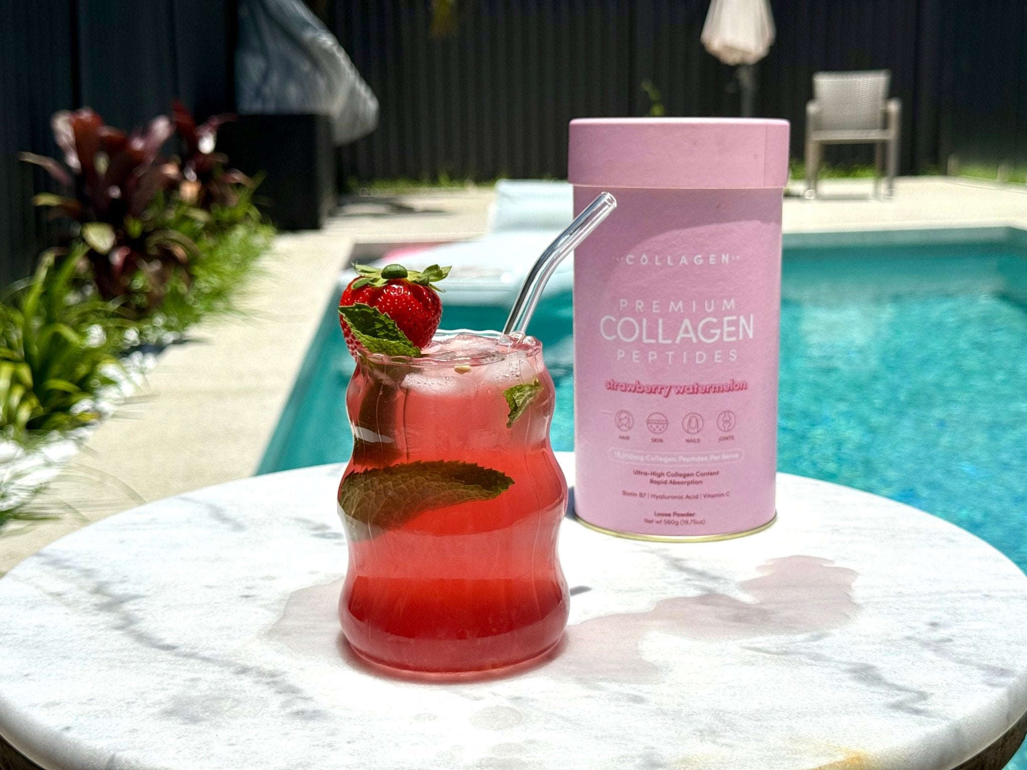 Strawberry Watermelon x Hibiscus Lemonade - The Collagen Co.
