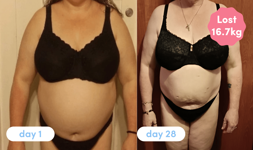 Tracey S. has been Taking Glow Shakes for 28 Days - The Collagen Co.