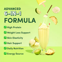 Splice Pine Lime Ice Cream Collagen Meal Replacement - 756g
