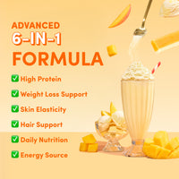 Weis Mango & Ice Cream Collagen Meal Replacement - 756g