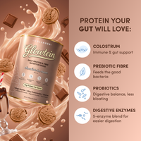 Chocolate Ice Cream Glowtein High Protein & Fibre Shake - 700g