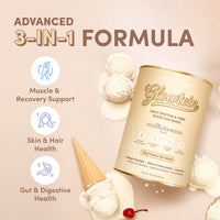 Vanilla Ice Cream Glowtein High Protein & Fibre Shake - 700g
