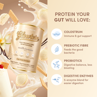 Vanilla Ice Cream Glowtein High Protein & Fibre Shake - 700g