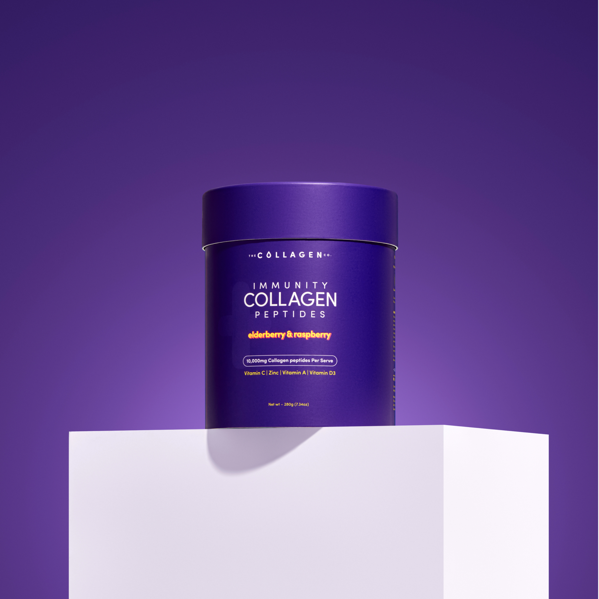 Immunity Collagen Peptides - Elderberry & Raspberry 208g