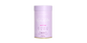 Pink jar of collagen supplement for beauty enhancement, labeled as "Sweat," standing against a plain background.