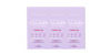 Three purple containers of collagen supplements labeled "Collagen Beauty," featuring vitamin benefits and berry flavor, on a white background.