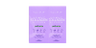Two purple collagen supplement boxes with white text detailing product benefits for beauty and wellness.