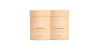 Two beige collagen supplement containers with sleek design and minimalist labeling, enhancing beauty and wellness.