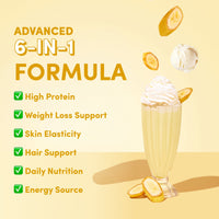Banana Milkshake Collagen Meal Replacement - 756g - The Collagen Co.