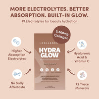 Choc Coconut Hydraglow Collagen Electrolytes Sachets - 224g - The Collagen Co.