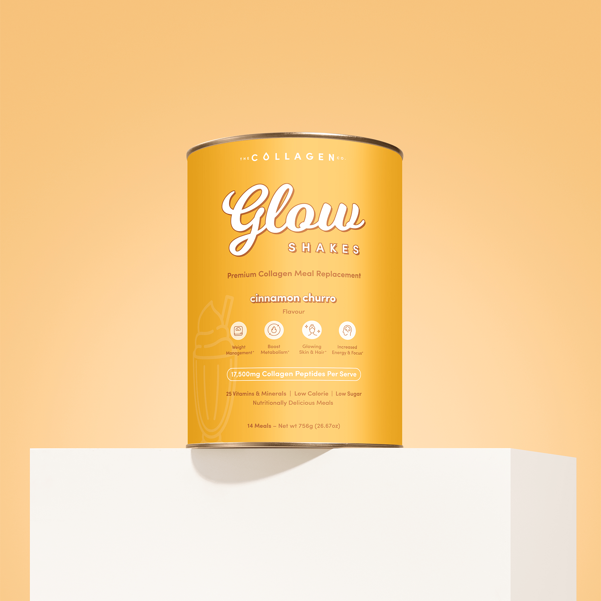 Cinnamon Churro Collagen Meal Replacement - 756g - The Collagen Co.
