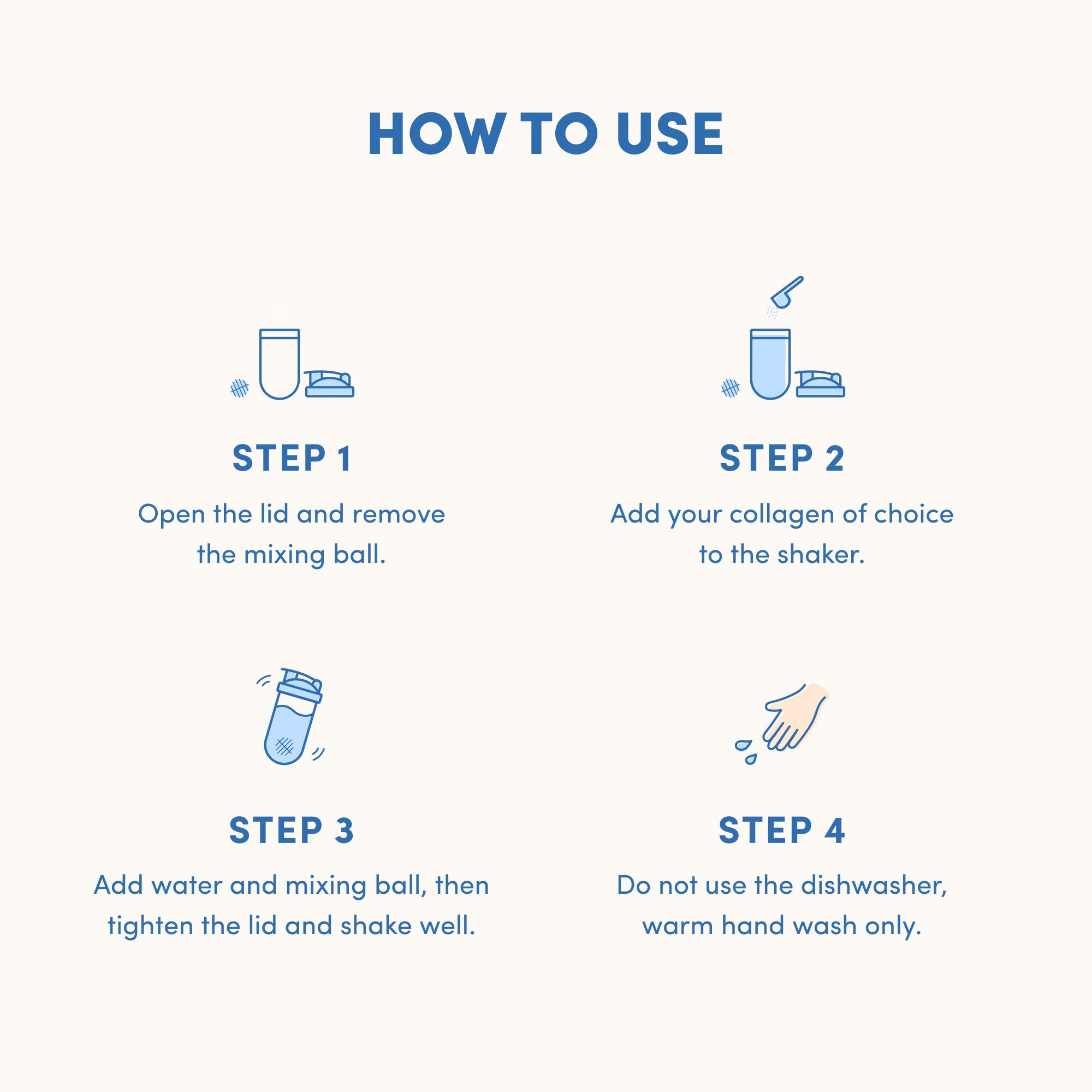 Collagen Protein Shaker - 600ml - The Collagen Co.