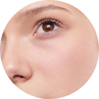 Close-up of a woman's smooth, clear complexion highlighting youthful skin. Ideal for promoting collagen beauty supplements.