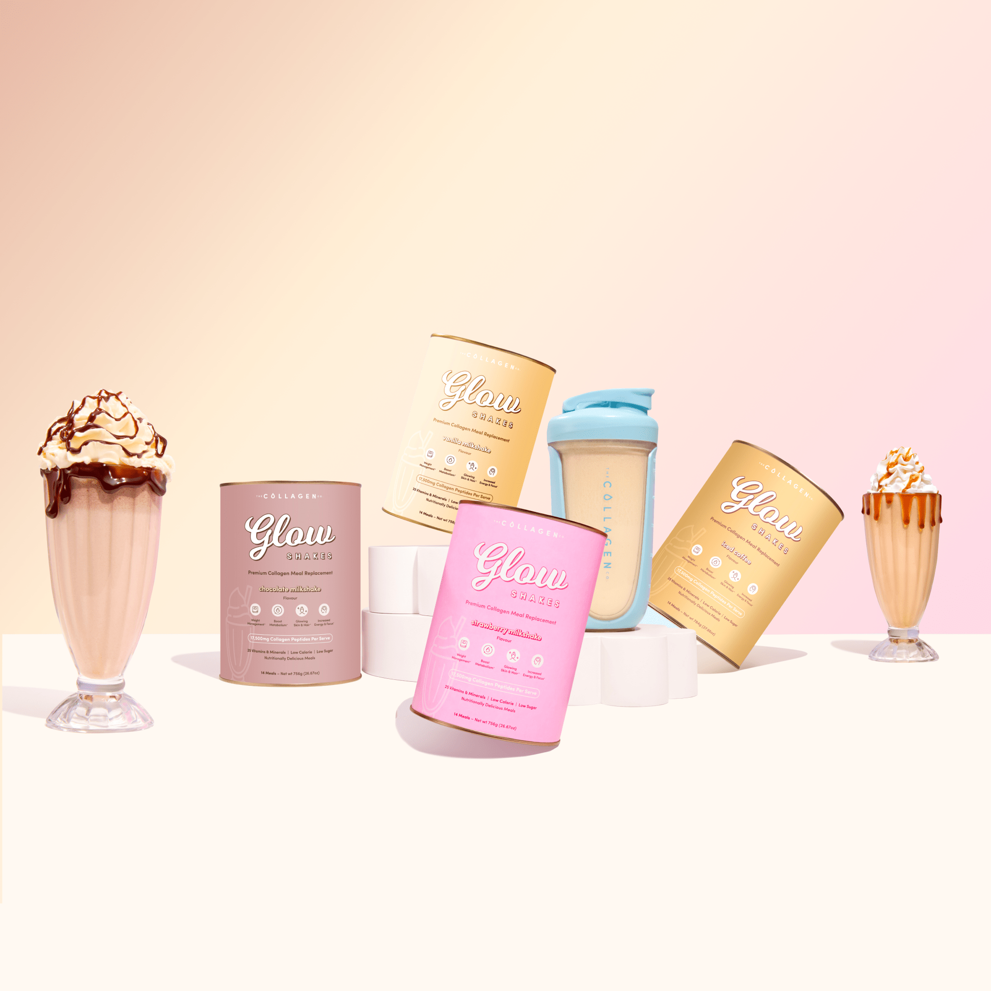 Custom Shake & Glow + Shaker Bundle - The Collagen Co.