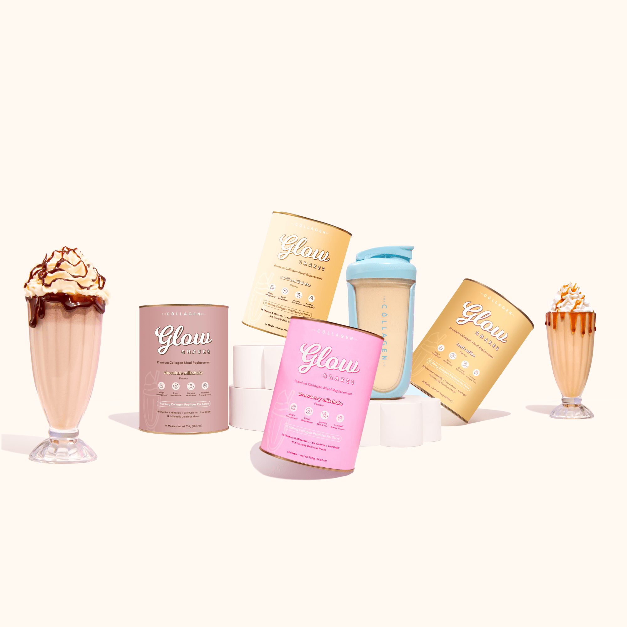 Custom Shake & Glow + Shaker Bundle - The Collagen Co.