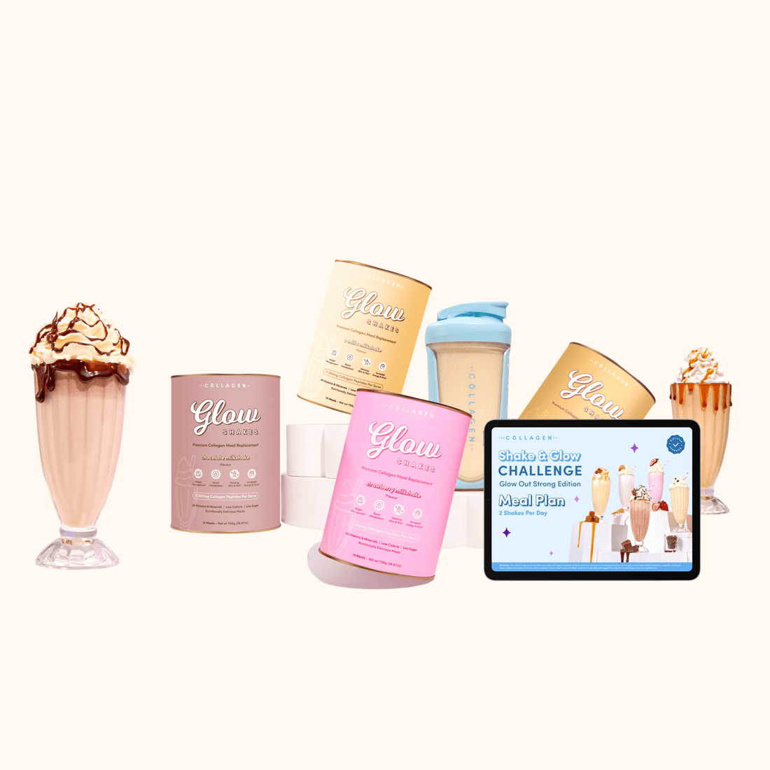 Glow Shake Starter Kit - The Collagen Co.