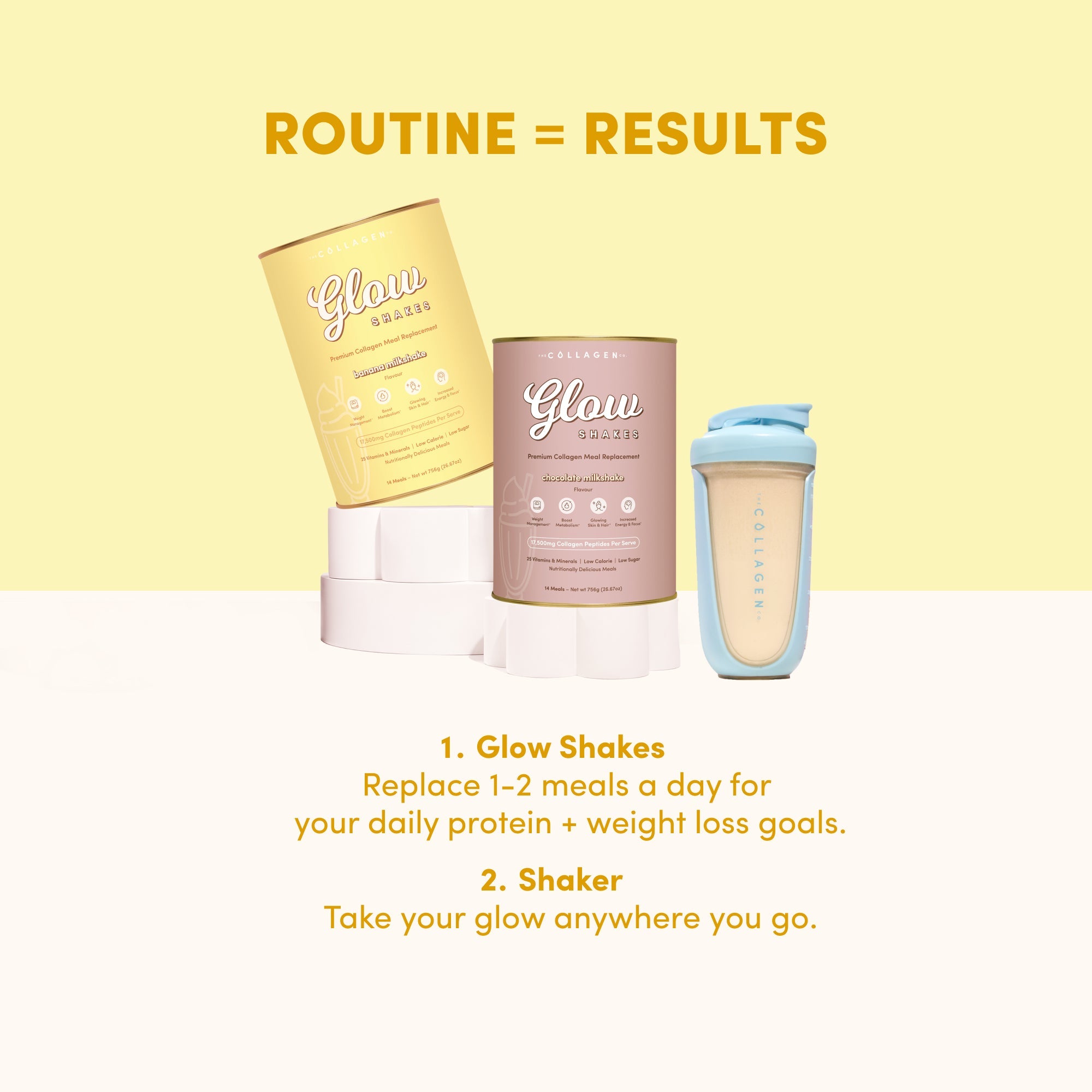 Glow Shakes Most Popular - The Collagen Co.