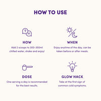 Immunity Collagen Peptides - Elderberry & Raspberry 208g - The Collagen Co.