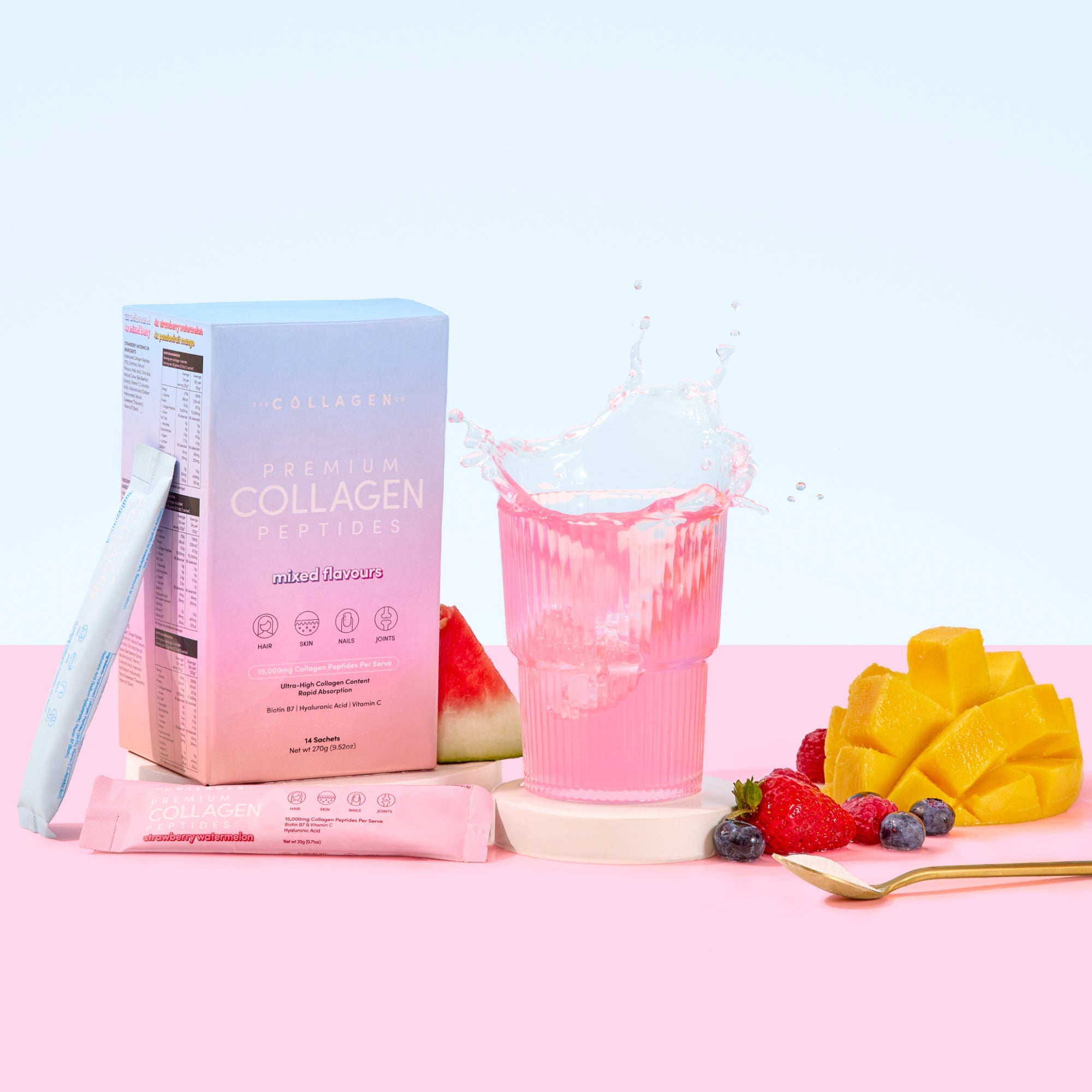 Mixed Flavours Collagen Sachets - 270g - The Collagen Co.