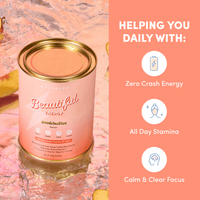 Peach Iced Tea Beautiful Energy - 280g﻿﻿ - The Collagen Co.