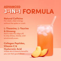 Peach Iced Tea Beautiful Energy - 280g﻿﻿ - The Collagen Co.