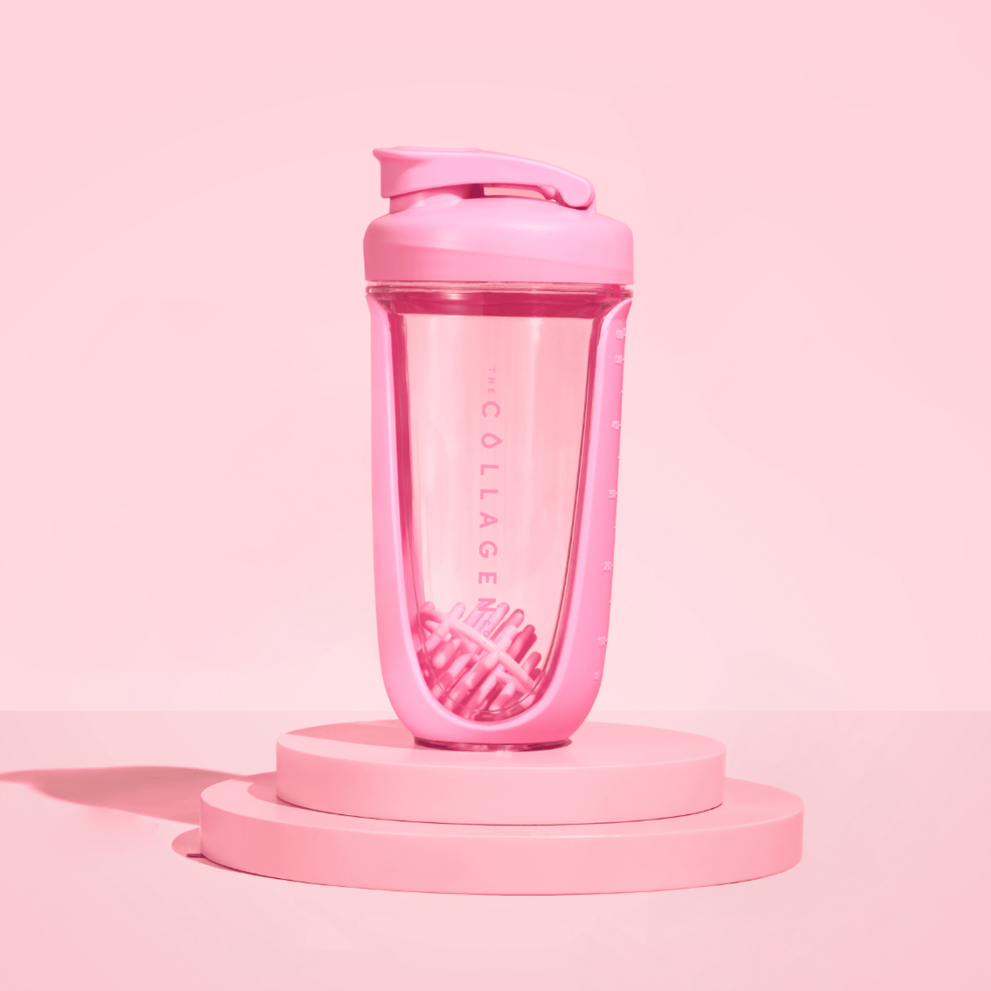 Pink Collagen Protein Shaker - 600ml - The Collagen Co.