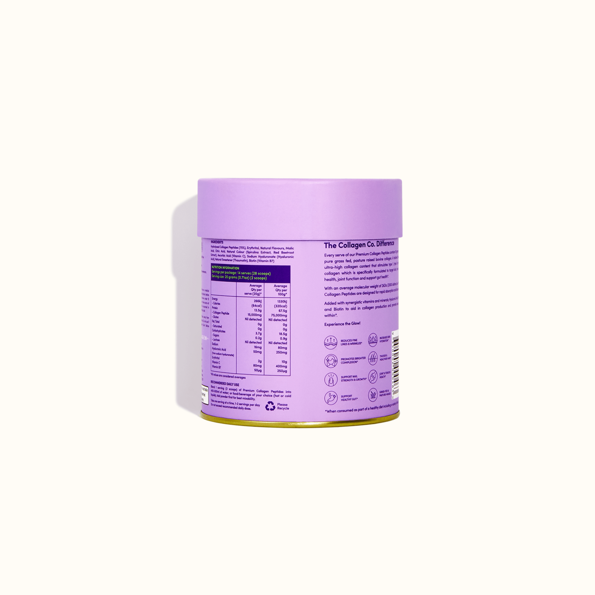 Purple Grape Collagen Powder - 280g - The Collagen Co.