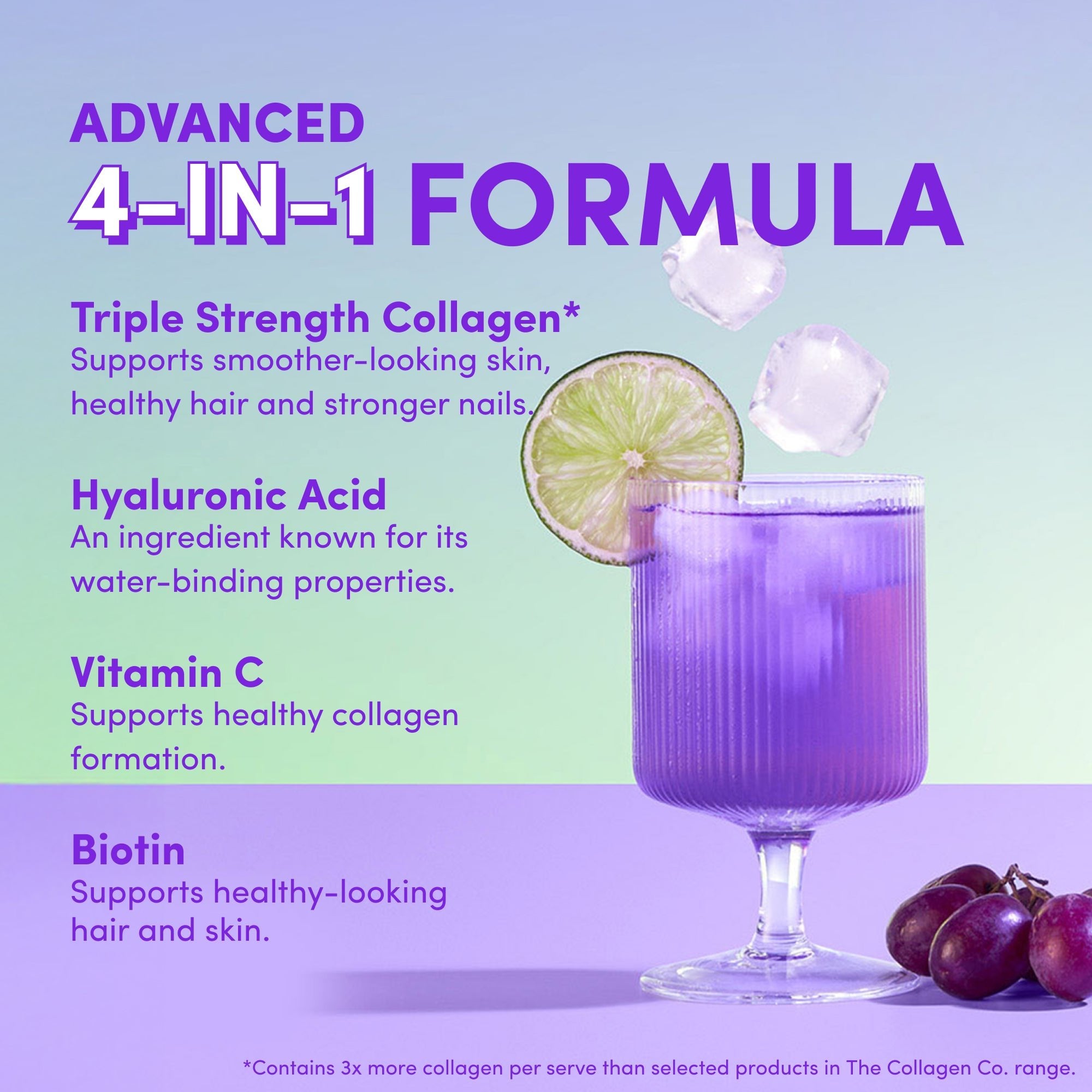 Purple Grape Collagen Powder - 560g - The Collagen Co.