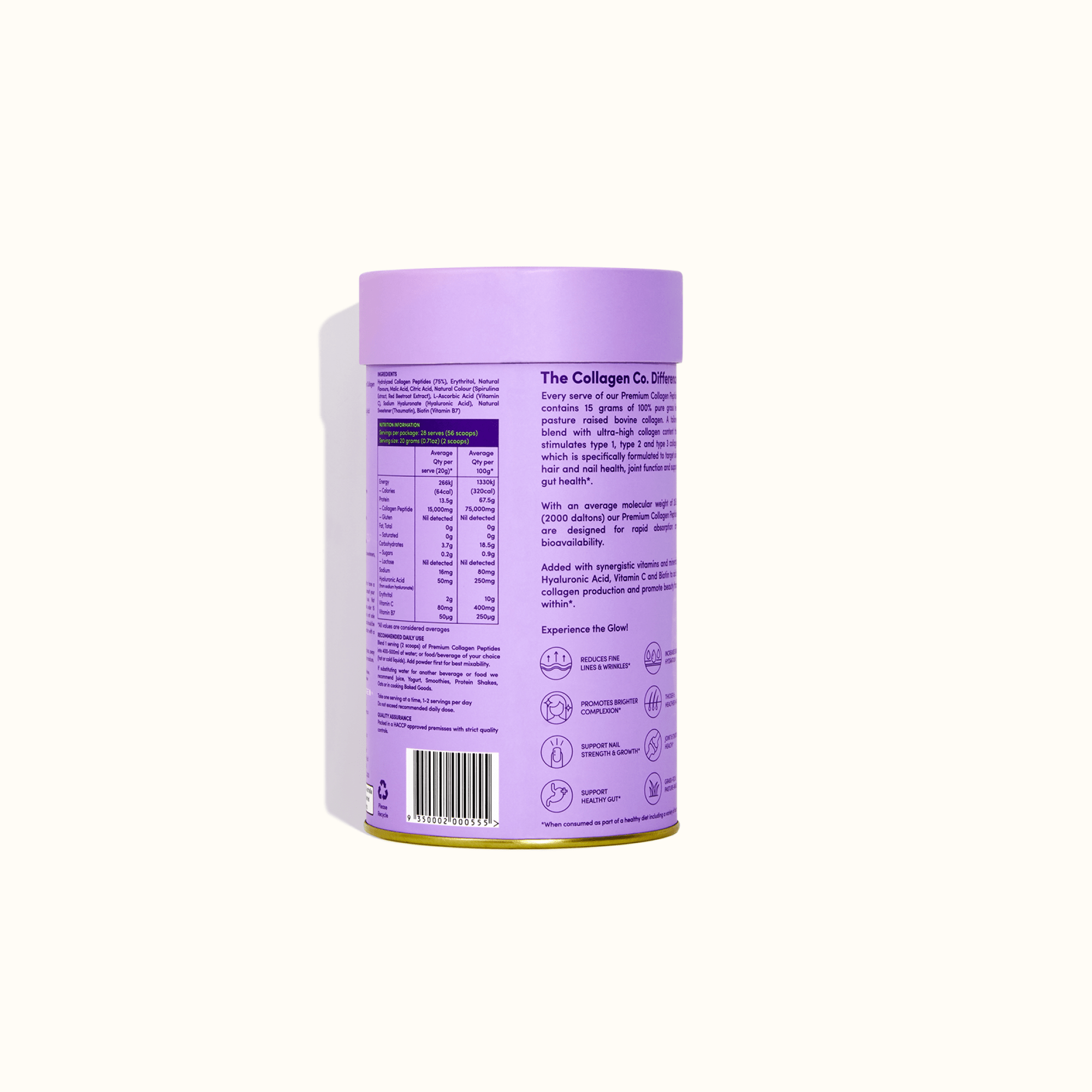 Purple Grape Collagen Powder - 560g - The Collagen Co.