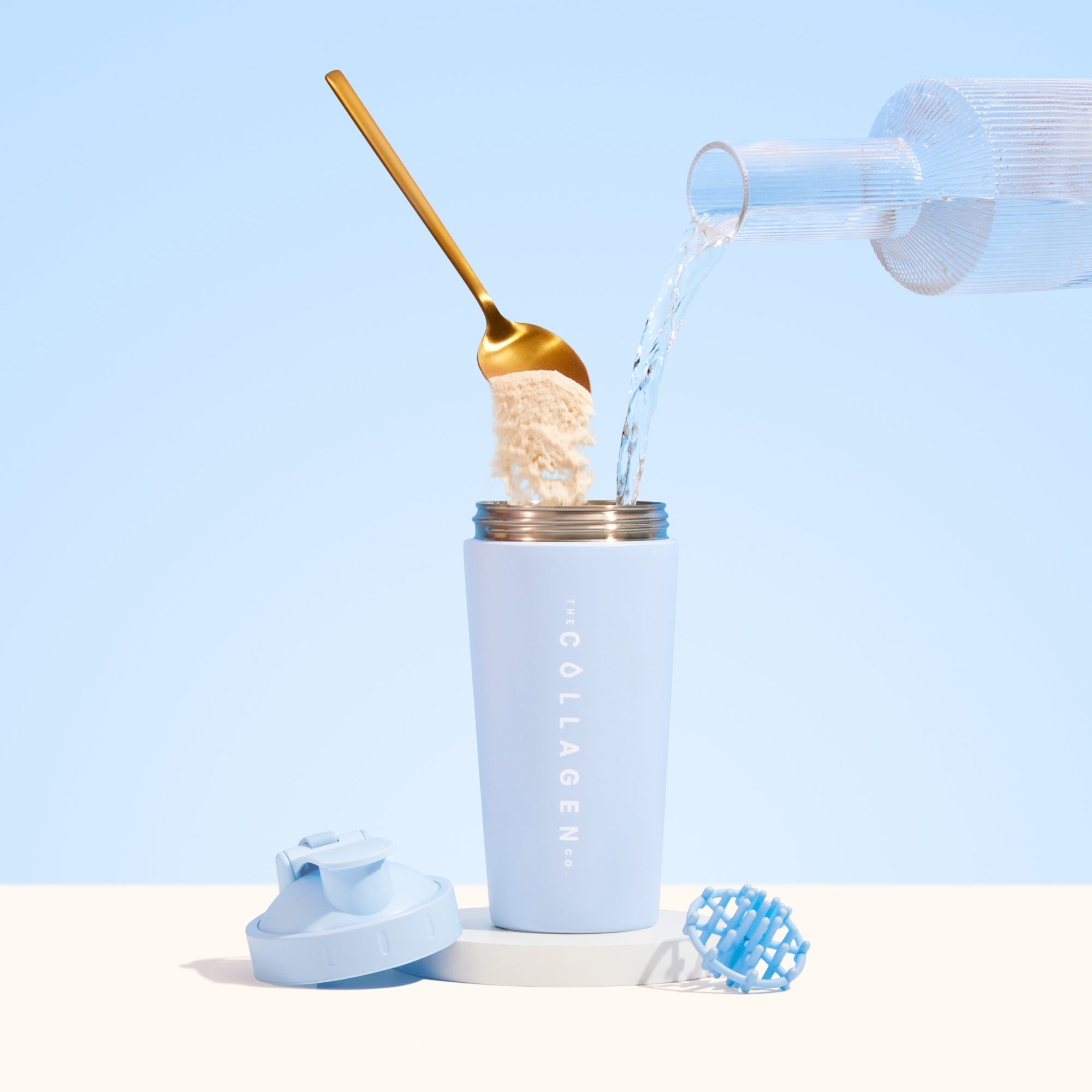 Stainless Steel Collagen Protein Shaker - 700ml - The Collagen Co.