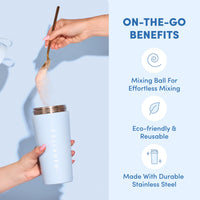 Stainless Steel Collagen Protein Shaker - 700ml - The Collagen Co.