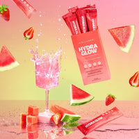 Strawberry Watermelon Hydraglow Collagen Electrolytes Sachets - 210g - The Collagen Co.
