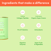 Tropical Punch Super Beauty Greens - 308g - The Collagen Co.