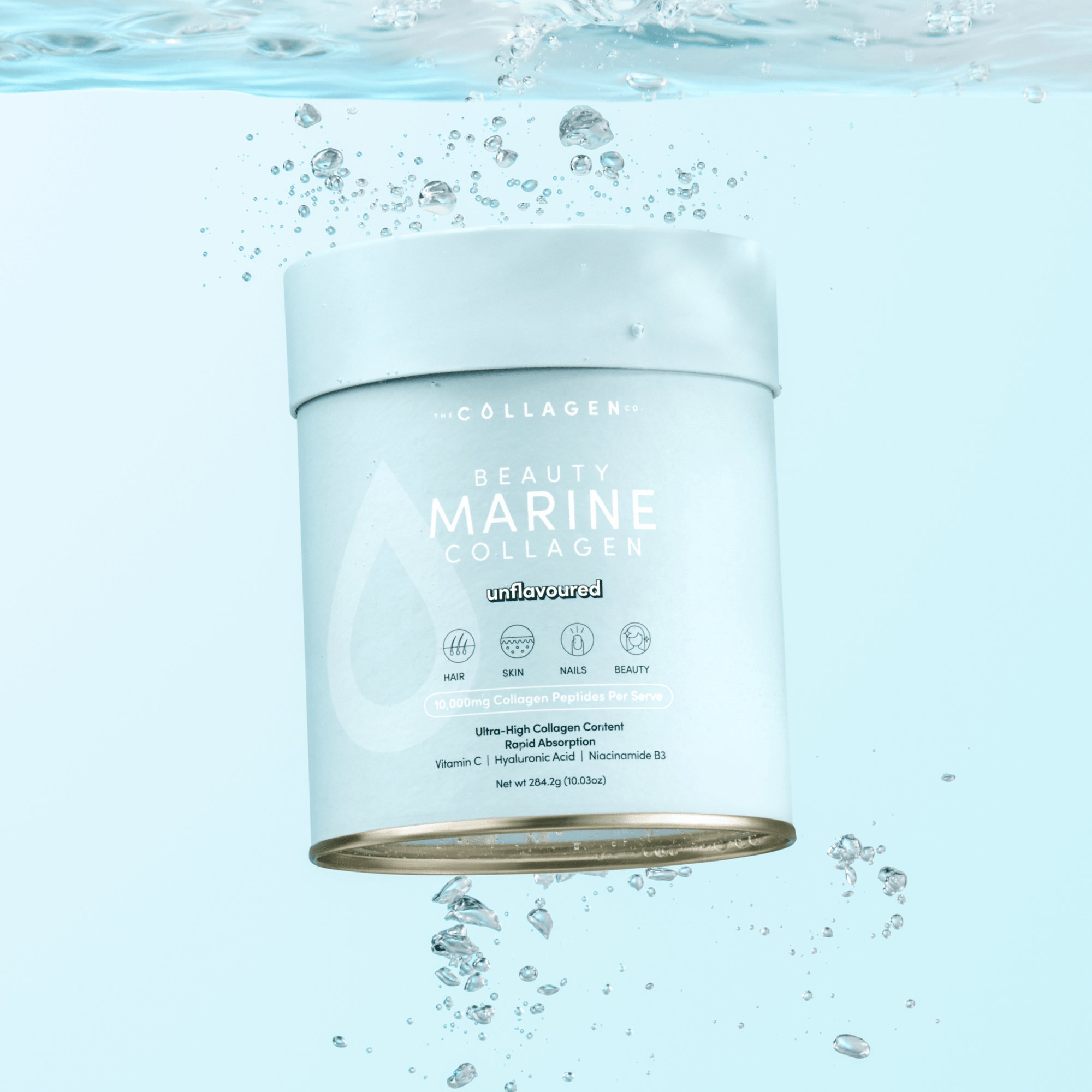 Unflavoured Beauty Marine Collagen Powder - 284g - The Collagen Co.