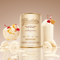 Vanilla Ice Cream Glowtein High Protein & Fibre Shake - 700g - The Collagen Co.