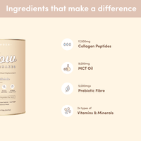 Vanilla Milkshake Collagen Meal Replacement - 756g - The Collagen Co.