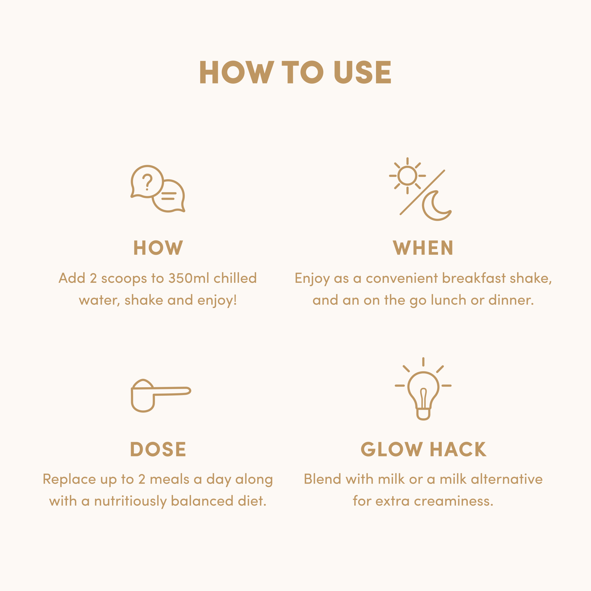 Vanilla Milkshake Collagen Meal Replacement - 756g - The Collagen Co.